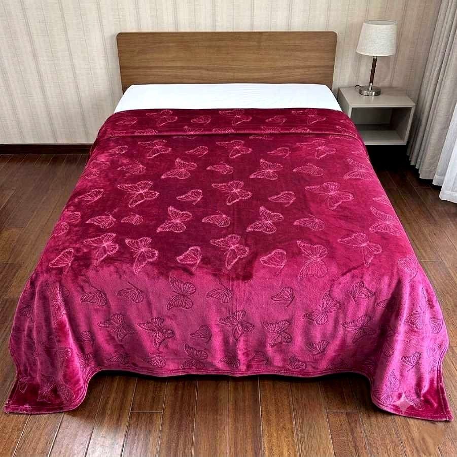 ✅پتو ژله ای دونفره طرح پروانه ، کیفیت ابریشمی وارداتی✅
