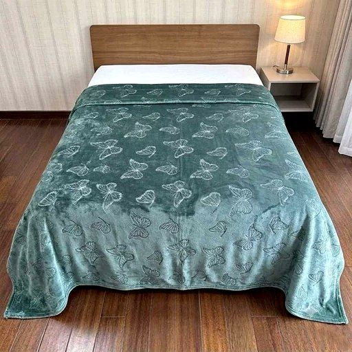 ✅پتو ژله ای دونفره طرح پروانه ، کیفیت ابریشمی وارداتی✅